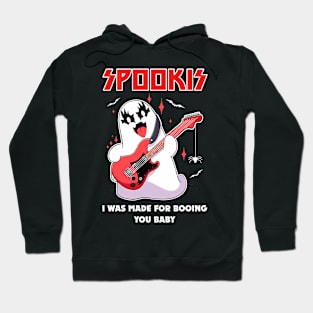 Funny Retro Rock Sheet Ghost Men Kids Women Halloween Hoodie